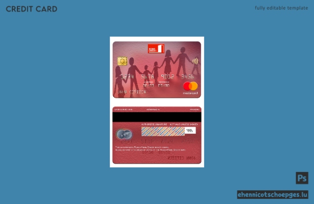 Beispielvorschau der Mastercard der Russia Home Credit Bank
